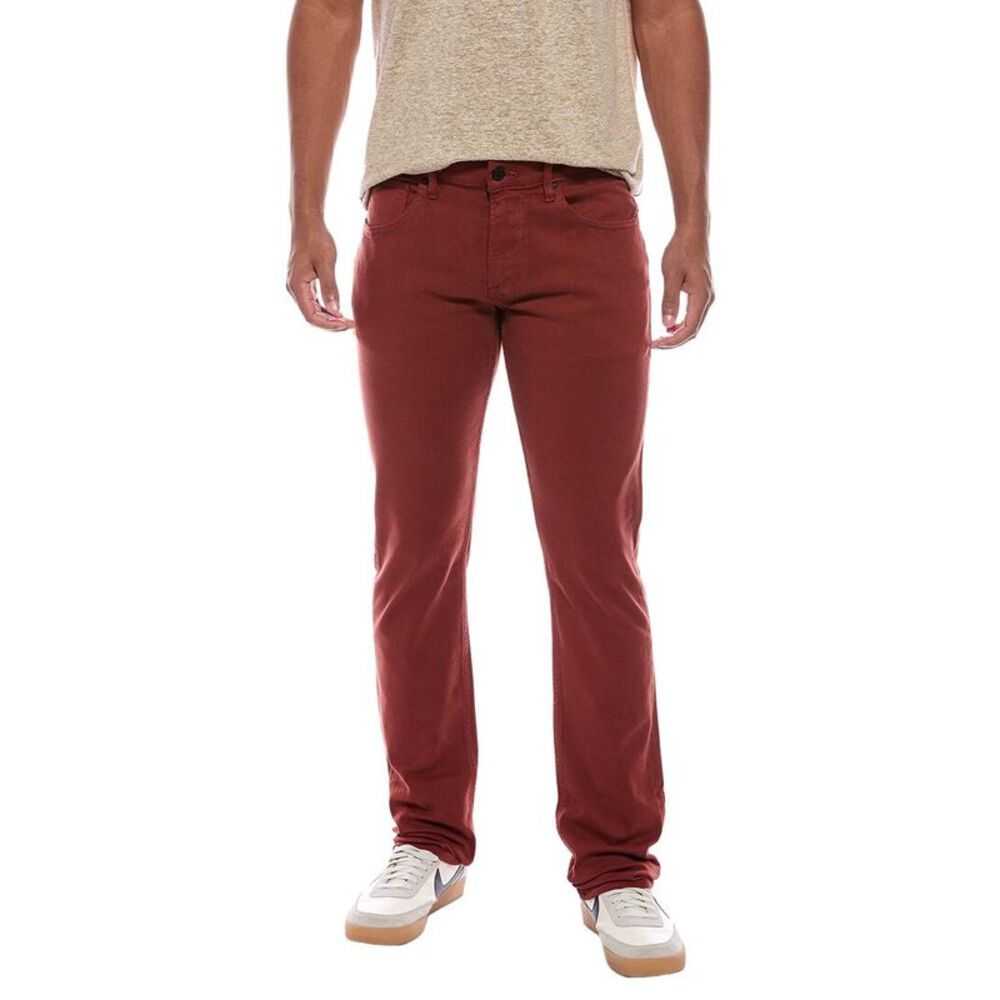Hudson Jeans Mens Blake Slim Straight Jean, Red
